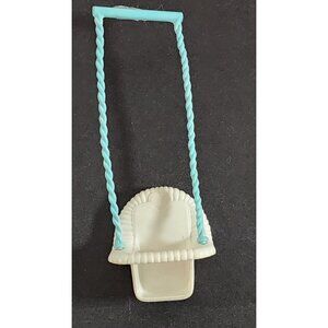 VINTAGE 1993 FISHER PRICE LOVING FAMILY SINGLE DOLLHOUSE PORCH OUTDOOR SWING